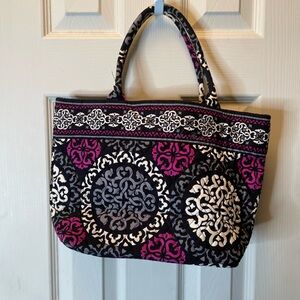 Small vera Bradley bag quilted cloth tote